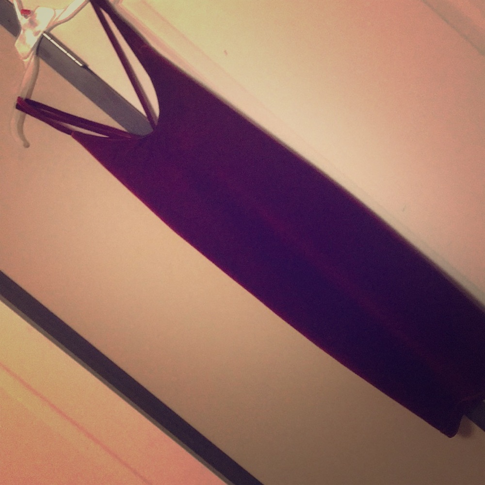Red Velvet Dress